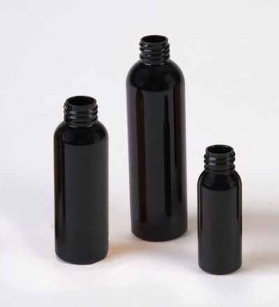 PET Black Bullet Bottles