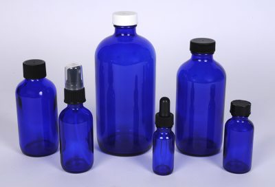 Cobalt Blue Glass Boston Rounds