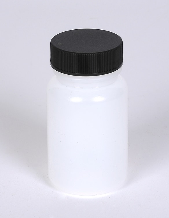 60cc NATURAL HDPE Plastic Packer W/M Rd w/ 33-400 Finish