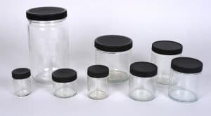 All Flint Straight Sided Jars