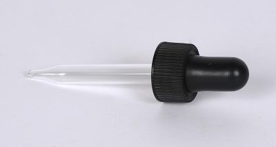1/2 oz 18/400 BLACK CT Dropper