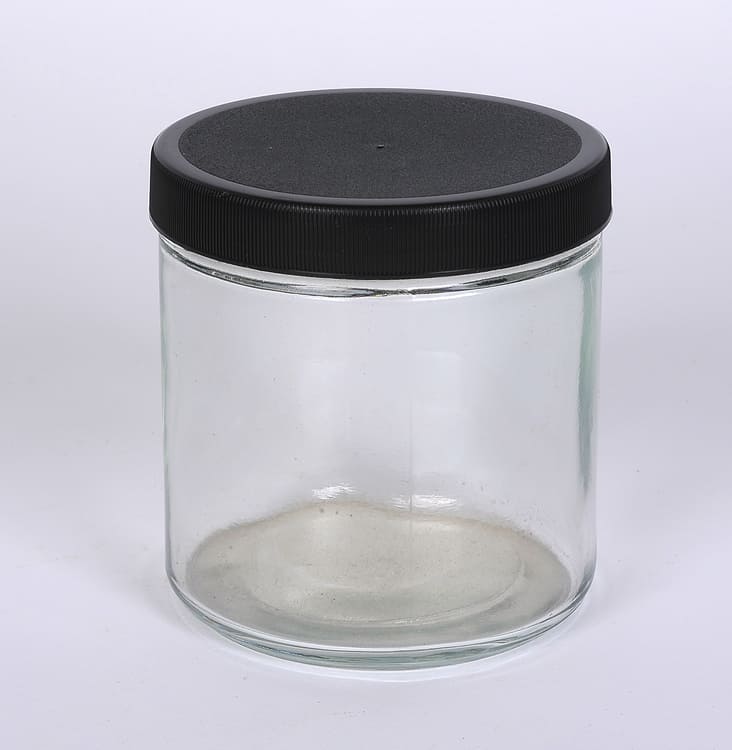 16 oz Glass Straight Sided Jar