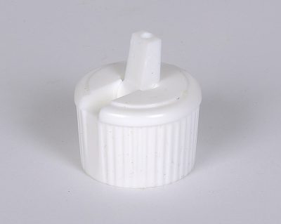 24-410 White Flip Top