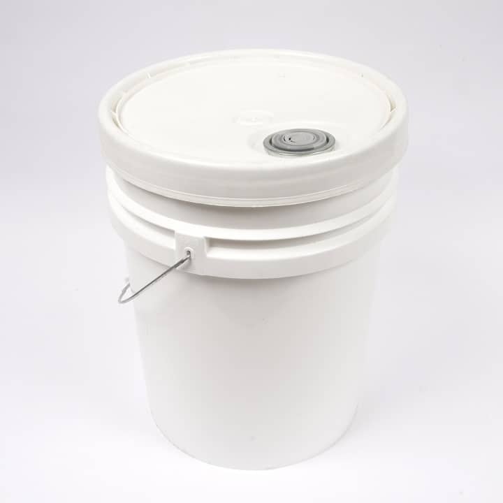 5 Gallon White HDPE Pails w/ Handle