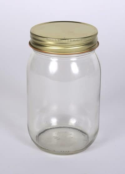 16 oz Flint Glass Mayo Jar