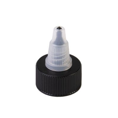 24-400 Black Natural Twist Turn Cap