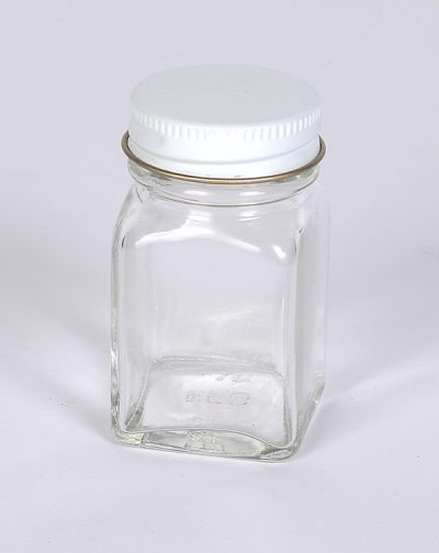 1 oz Flint Glass French Square