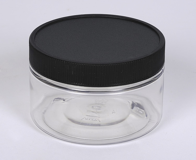 8 oz Clear PET Straight Sided Jar w/ 89-400