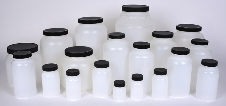 60cc NATURAL HDPE Plastic Packer W/M Rd w/ 33-400 Finish - Image 2