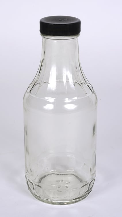 16 oz Glass BBQ Bottle
