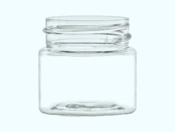 1/2 oz Clear PET Jar w/ 33-400 Finish