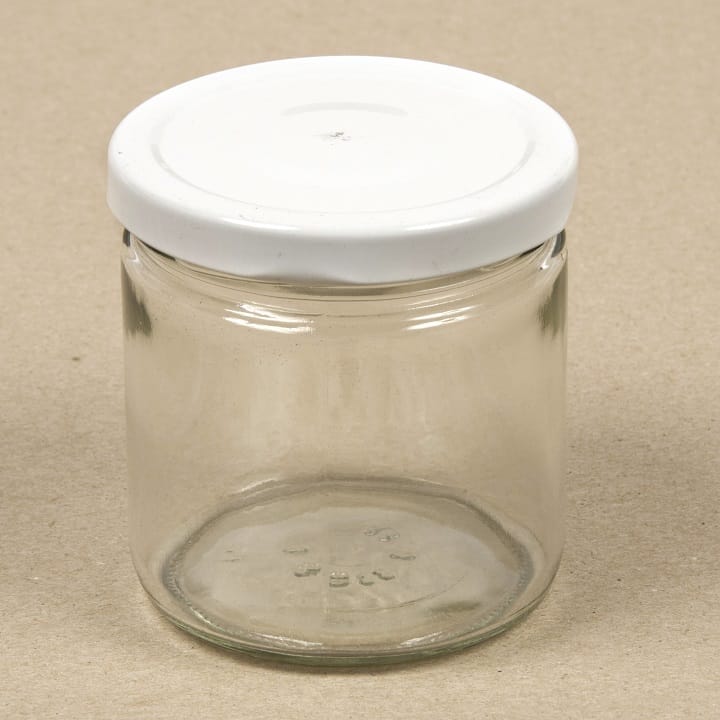 7-3/4 oz FLINT Glass Refrigerator Jar w/ 70-2030 LUG Finish - Special Order Only - Available By the Pallet
