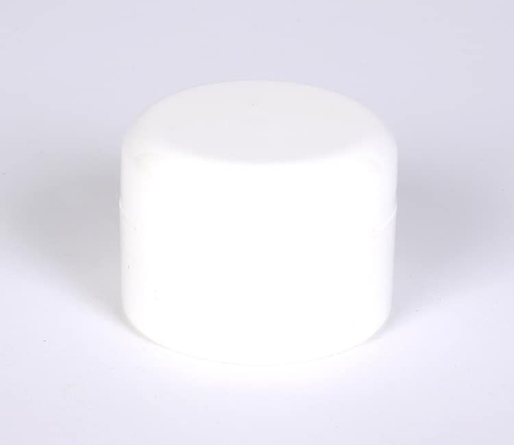 1/2 oz White Double Wall Jar