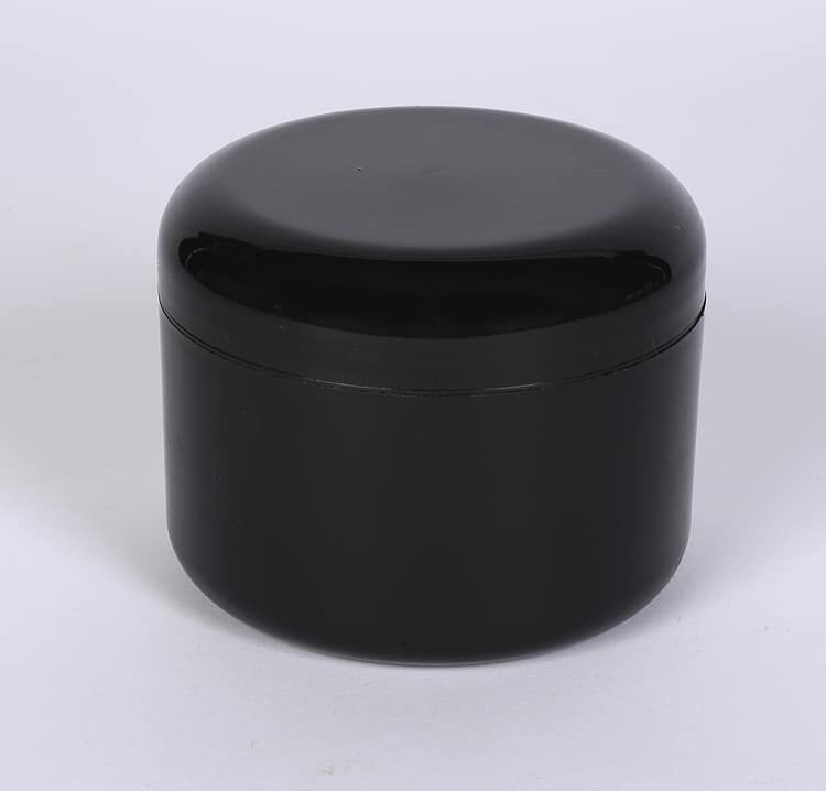 8 oz Black Double Wall Jar