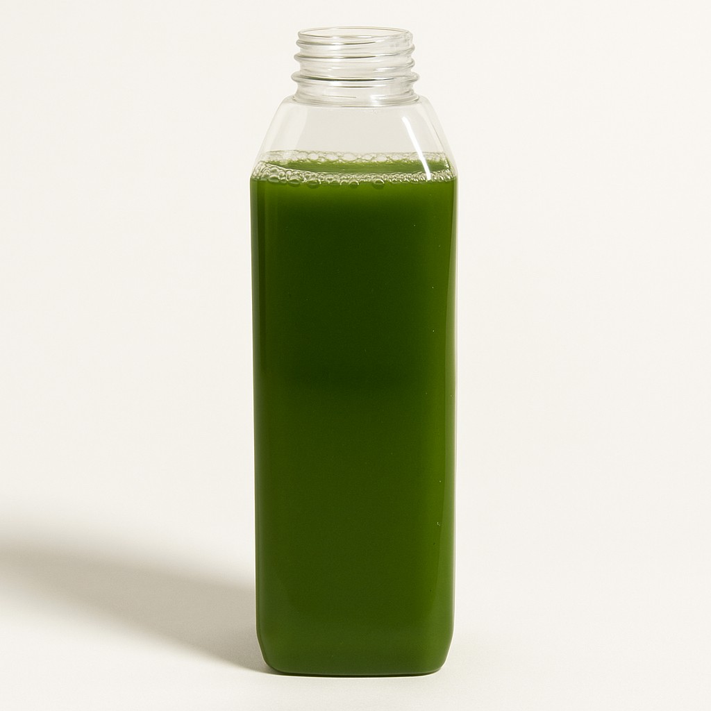 32 oz Clear PET Square Beverage Bottle