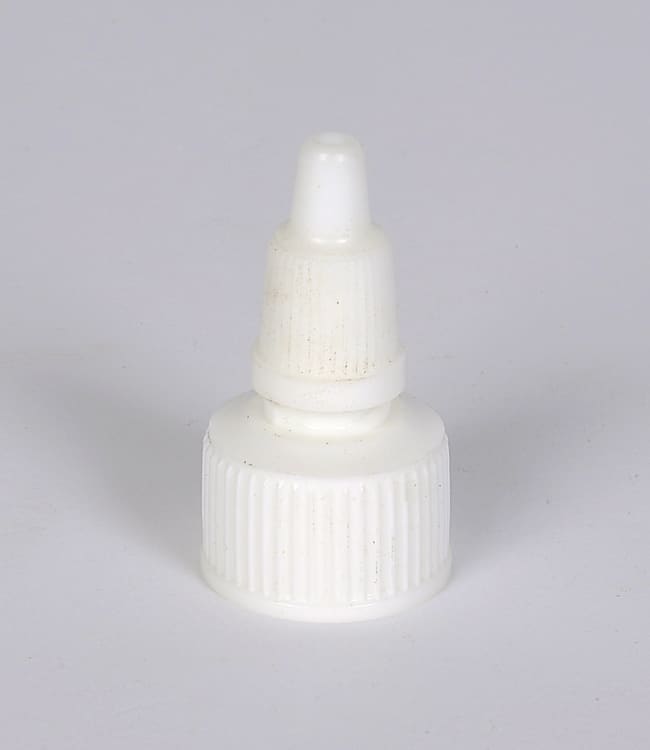 20-410 White Twist Turn Cap