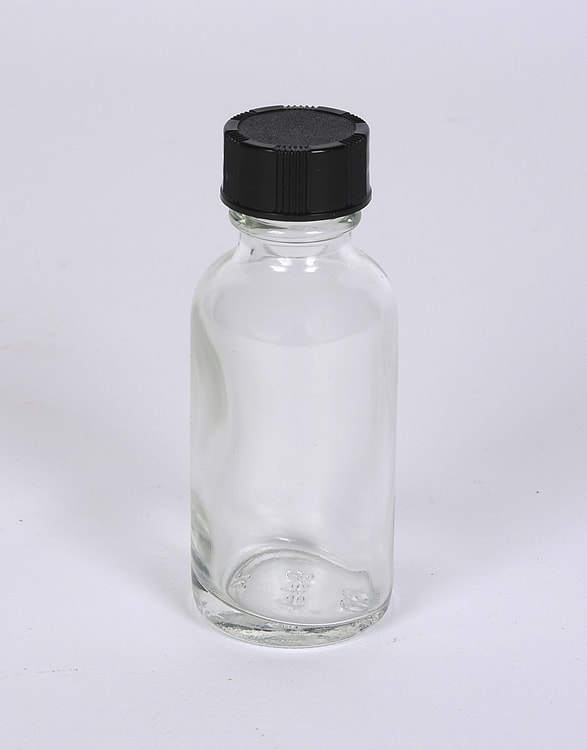 2 oz Flint Glass Boston Round