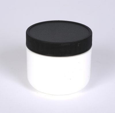 2 oz White Double Wall Jar