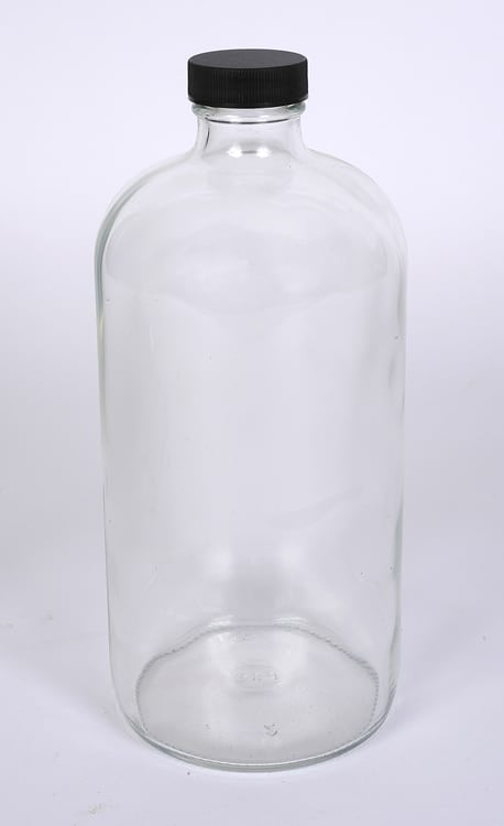 32 oz Flint Glass Boston Round
