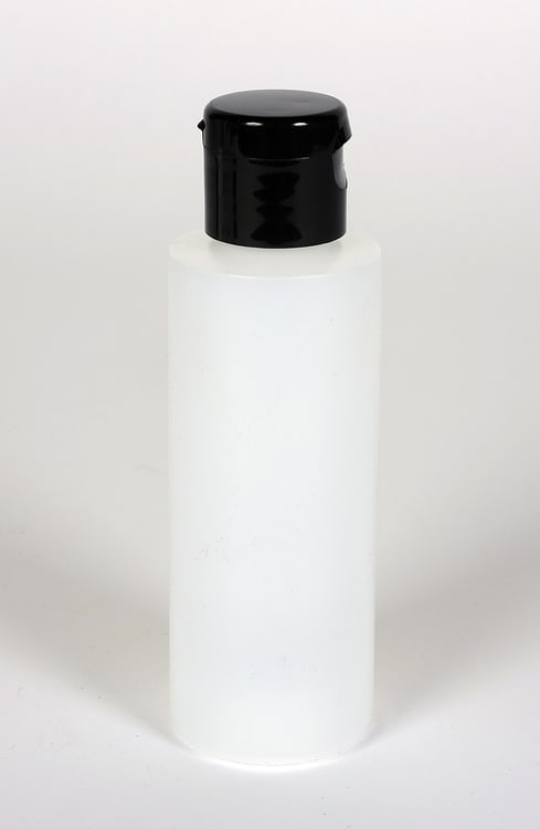4 oz NATURAL HDPE Plastic Cylinder w/ 24-410 Finish
