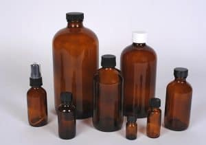 Amber Glass Boston Rounds - Wholesale Bottles of the Month