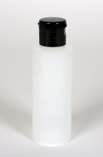 4 oz NATURAL HDPE Plastic Cylinder w/ 24-410 Finish