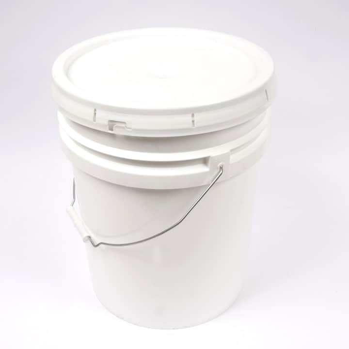 White HDPE Flat Lid