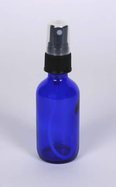 2 oz Cobalt Blue Glass Boston Round