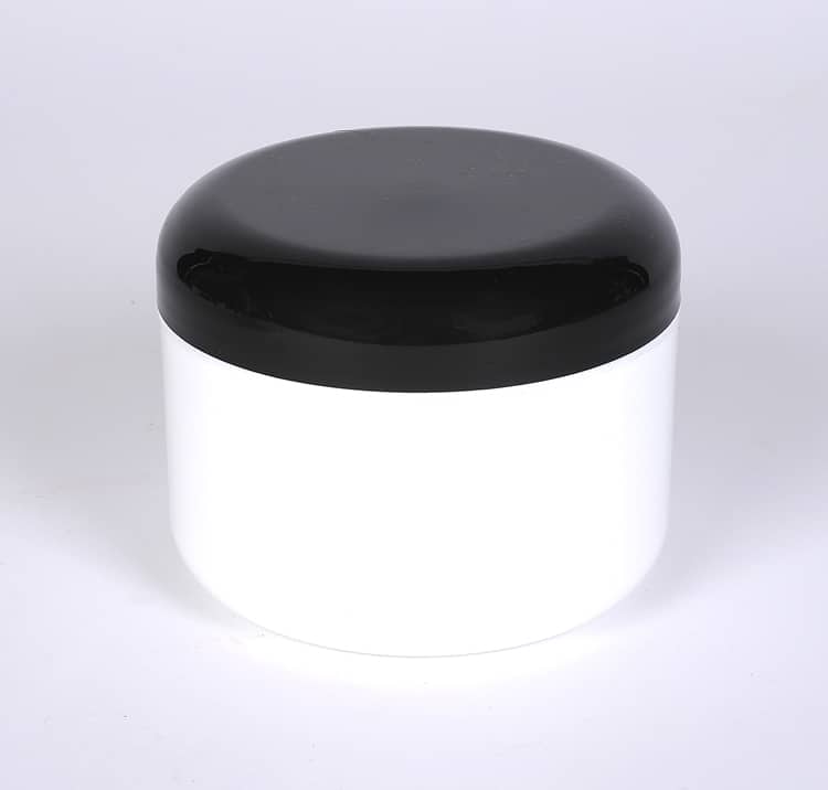 8 oz White Double Wall Jar