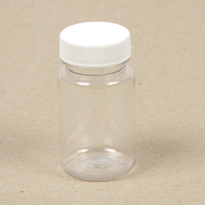 60 cc CLEAR PET Packer Round w/ 33-400 Finish