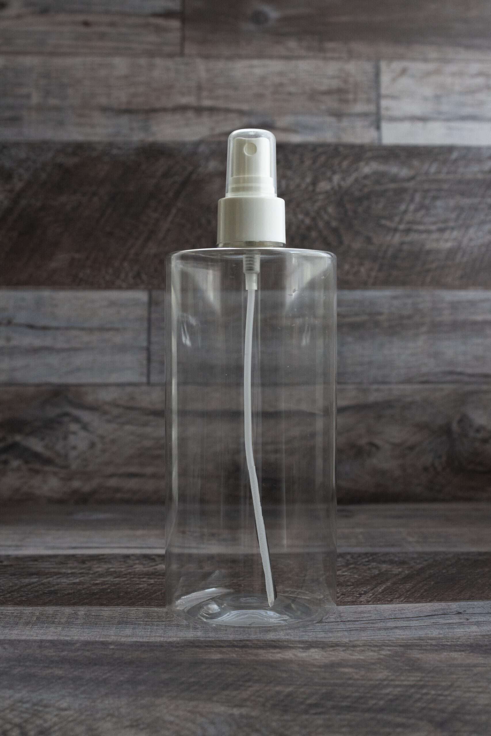 16 oz Clear Plastic Cylinder w/ 24-410 Finish - Image 2