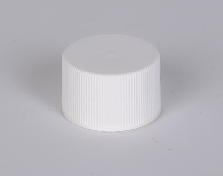 28-410 White Plastic Cap