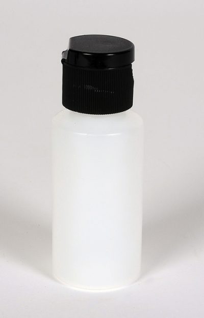 2 oz Natural HDPE Plastic Cylinder w/ 20-410