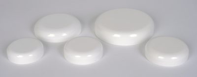 53 mm White Dome Cap