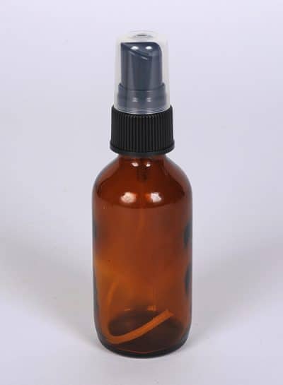 2 oz Amber Glass Boston Round