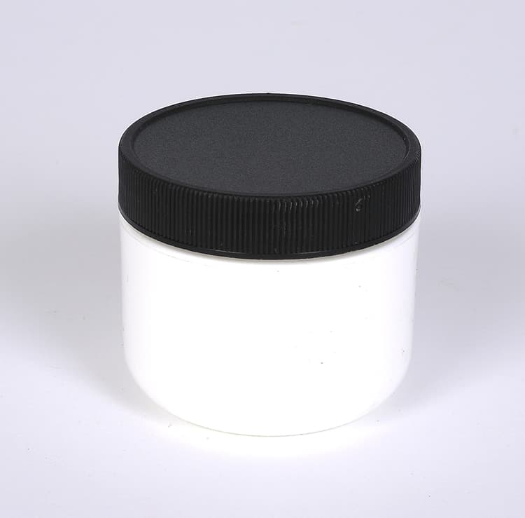 2 oz White Double Wall Jar