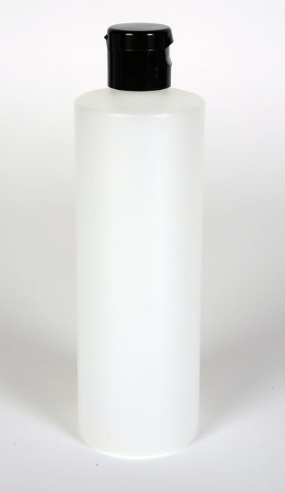 16 oz Natural HDPE Plastic Cylinder w/ 28-410 Finish