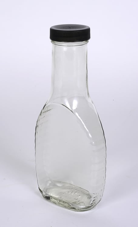 8 oz Glass Salad Dressing Bottle